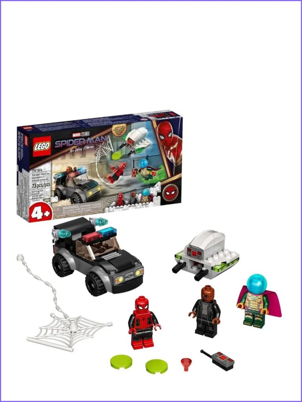 Lego   Marvel Spider-Man vs. Mysterio's Drone Attack 76184 New In Box